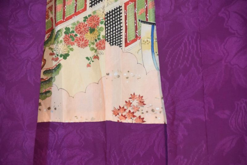 Japanese Purple Silk Haori - Image 4
