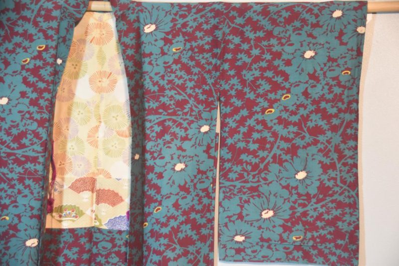 Vintage Long Silk Haori - Image 3