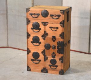 Antique Narrow Clothing Chest Width:550mm
