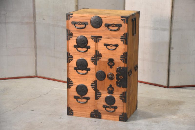 Antique Narrow Clothing Chest Width:550mm