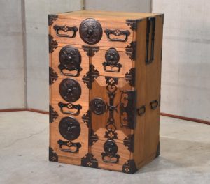 Antique Narrow Clothing Chest Width:570mm