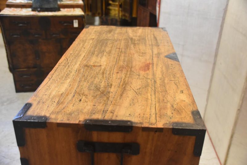 Antique Matsumoto Region Clothing Chest 2 Sections Width:870mm's - Image 13