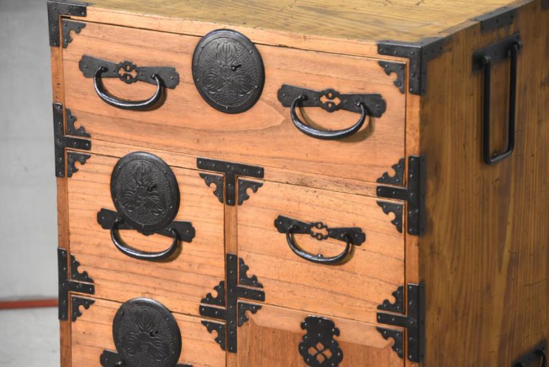 Antique Narrow Clothing Chest Width:550mm - Image 2