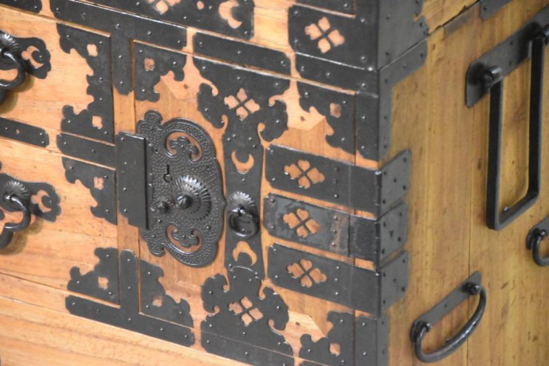 Antique Matsumoto Region Clothing Chest 2 Sections Width:870mm's - Image 10
