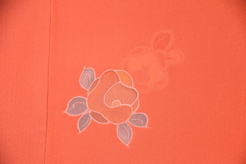 Dusty Orange Vintage Silk Haori - Image 6