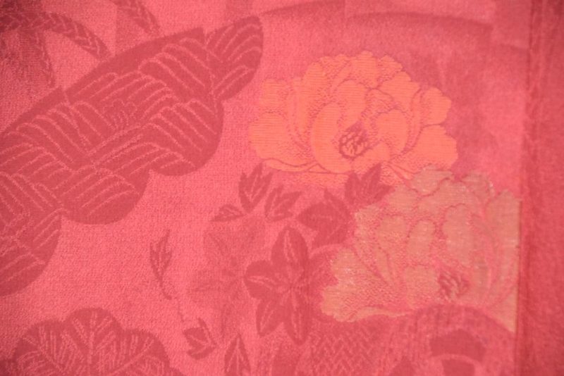 Jacquard and Lacquer Thread Vintage Silk Haori - Image 6