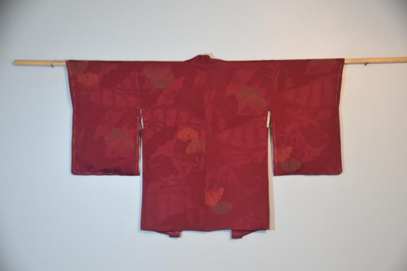 Jacquard and Lacquer Thread Vintage Silk Haori