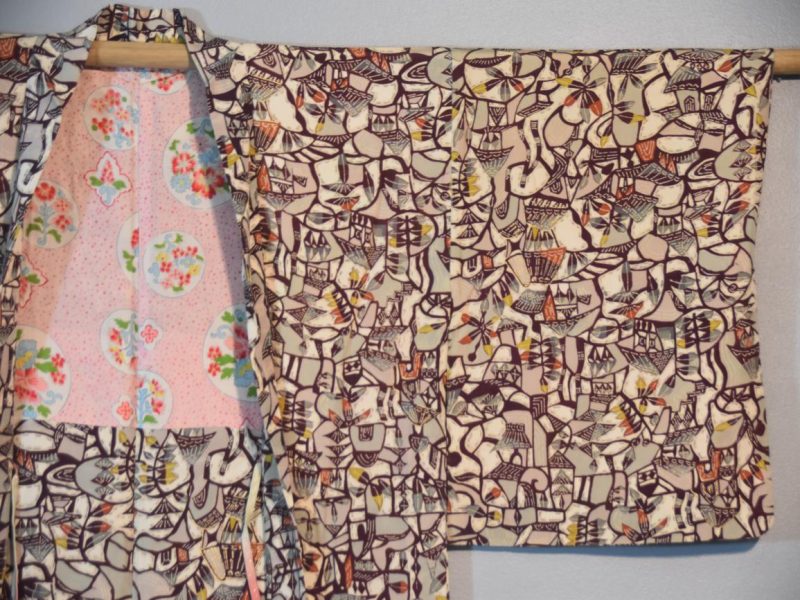Japanese Vintage Super Soft Lightweight Silk Haori - Image 6