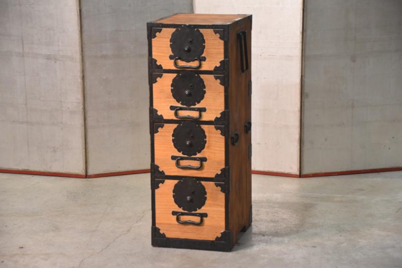Antique Narrow Clothing Chest Width:340mm