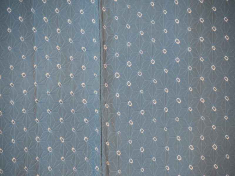 Jacquard and Shibori Silk Vintage Haori - Image 2