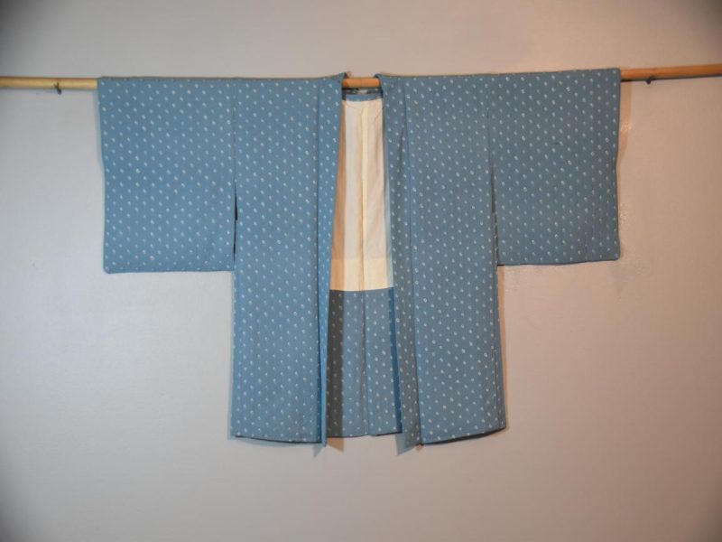 Jacquard and Shibori Silk Vintage Haori - Image 4
