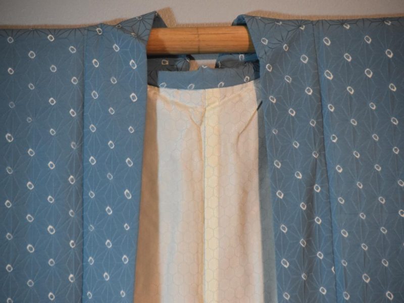 Jacquard and Shibori Silk Vintage Haori - Image 3