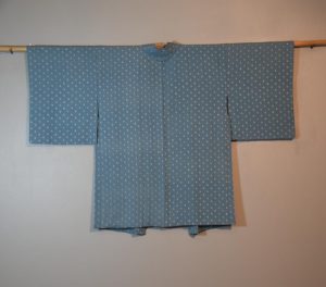 Jacquard and Shibori Silk Vintage Haori