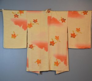 Japanese Vintage Yellow Silk Haori