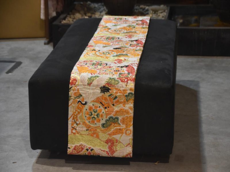 Vintage Maru Obi Sash Table Runner  Length:4000mm