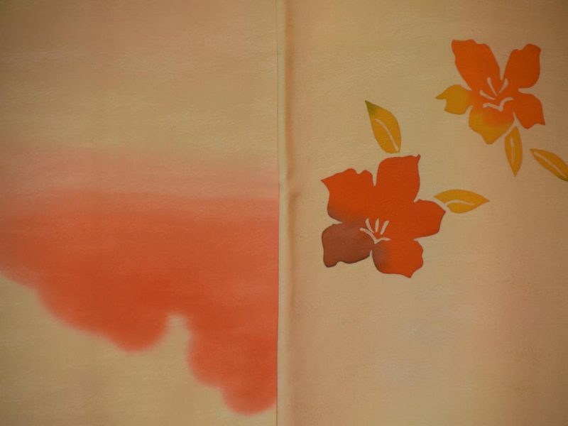 Japanese Vintage Yellow Silk Haori - Image 2