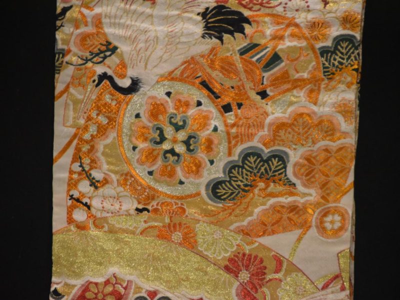 Vintage Maru Obi Sash Table Runner  Length:4000mm - Image 2
