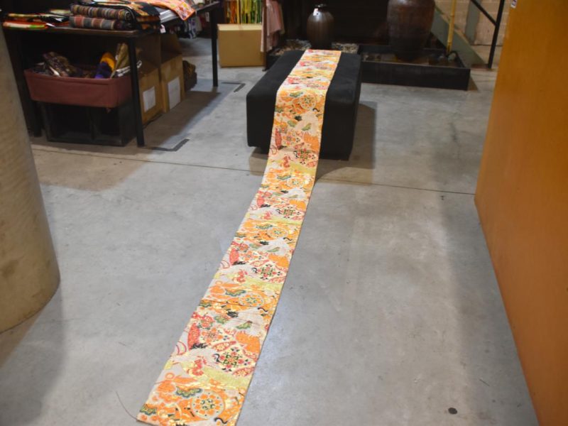 Vintage Maru Obi Sash Table Runner  Length:4000mm - Image 4