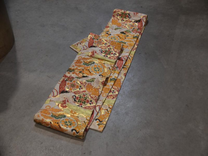Vintage Maru Obi Sash Table Runner  Length:4000mm - Image 3