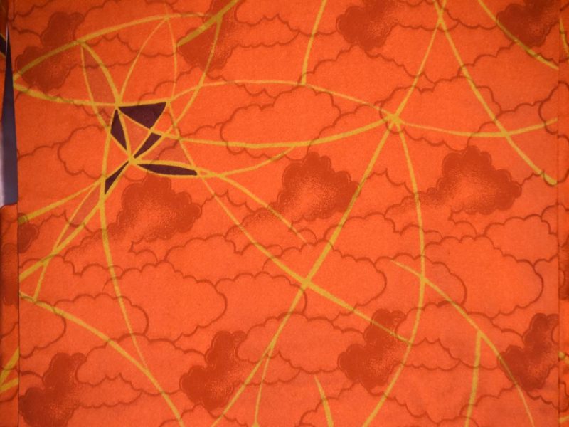 Vibrant and Soft Vintage Silk Haori - Image 2