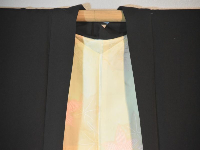 Japanese Vintage Black Silk Haori - Image 3
