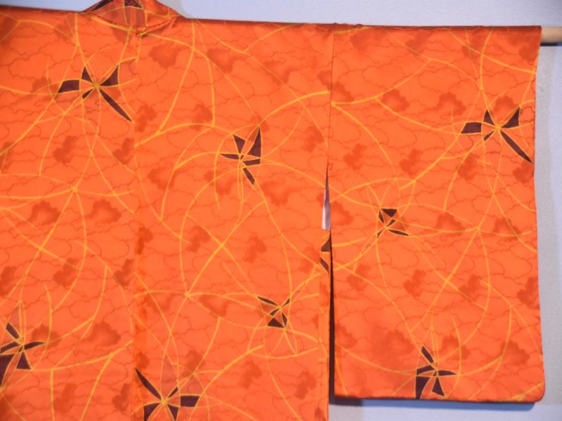 Vibrant and Soft Vintage Silk Haori - Image 6
