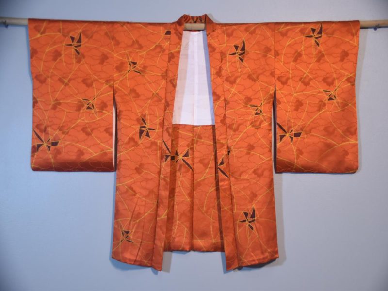 Vibrant and Soft Vintage Silk Haori - Image 5
