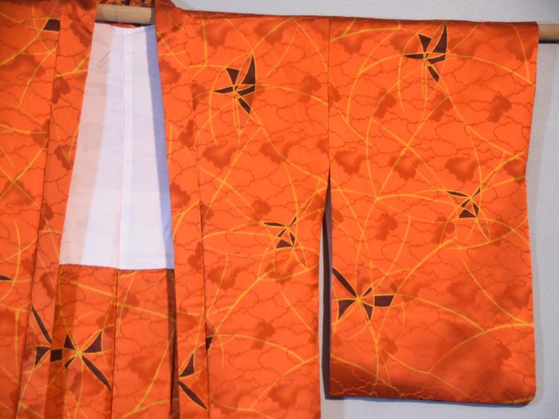 Vibrant and Soft Vintage Silk Haori - Image 3