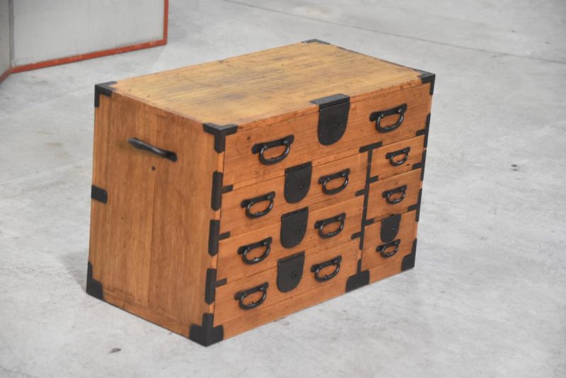 Antique Kodansu Small Chest Width:665mm - Image 8