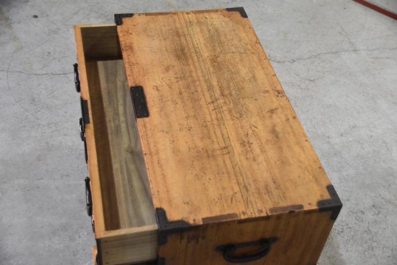 Antique Kodansu Small Chest Width:665mm - Image 6
