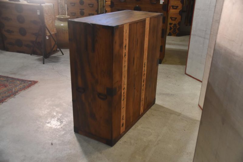 Antique Japanese Elm Merchant Chest Choba Dansu Width:970mm's - Image 14
