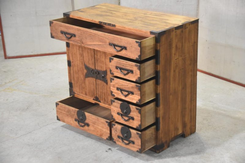 Japanese Ko Choba Dansu Merchant Chest Width:720mm - Image 6