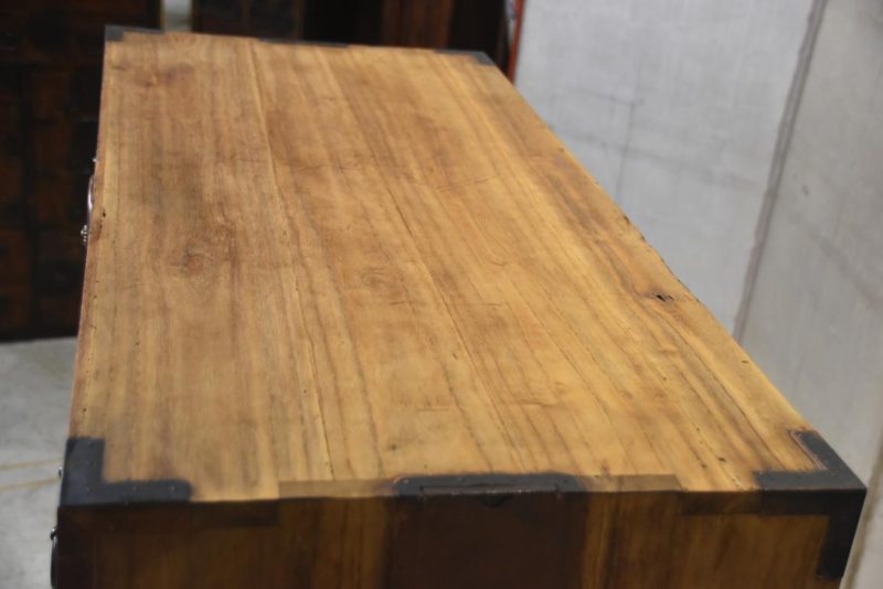 Antique 2 Section Clothing Chest  Width:940mm - Image 12