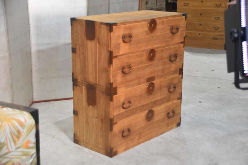 Antique 2 Section Clothing Chest  Width:940mm - Image 10