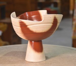 Japanese Ceramic Ikebana Vase Width:230mm