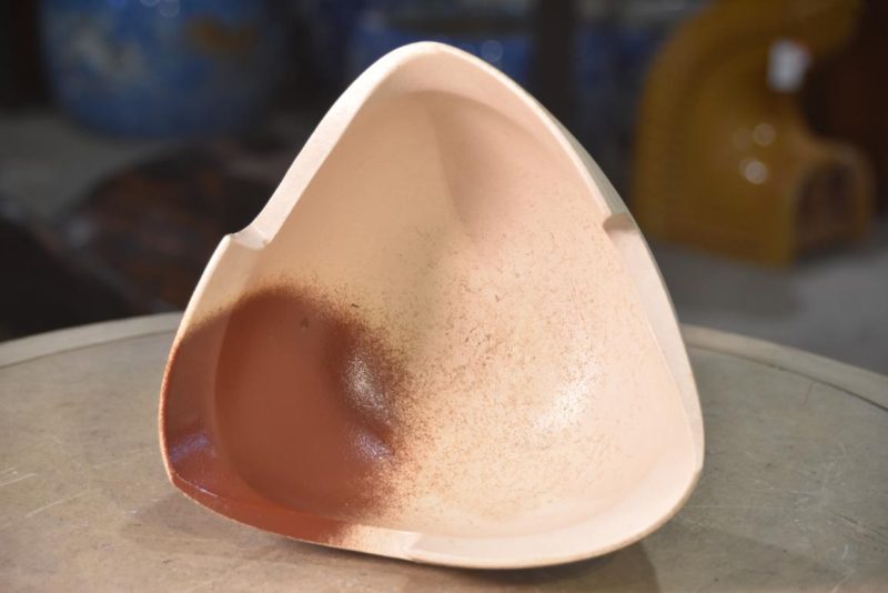 Japanese Ceramic Ikebana Vase Width:230mm - Image 4