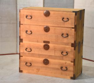 Antique 2 Section Clothing Chest  Width:940mm