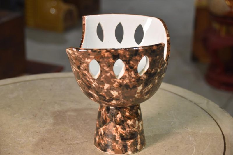 Japanese Ceramic Ikebana Vase Width:210mm - Image 6