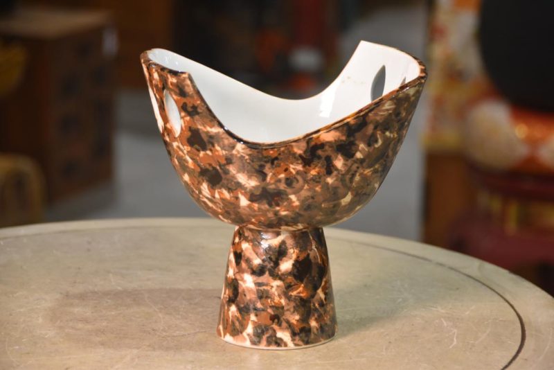 Japanese Ceramic Ikebana Vase Width:210mm - Image 5