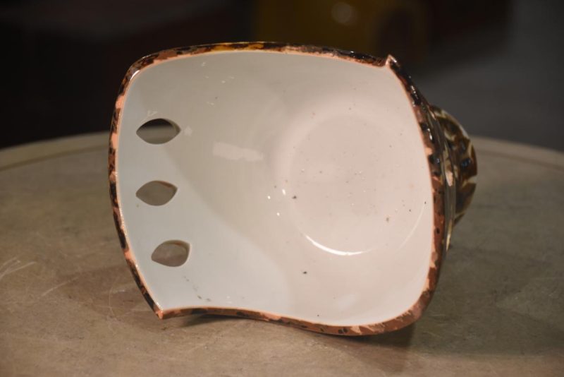 Japanese Ceramic Ikebana Vase Width:210mm - Image 4