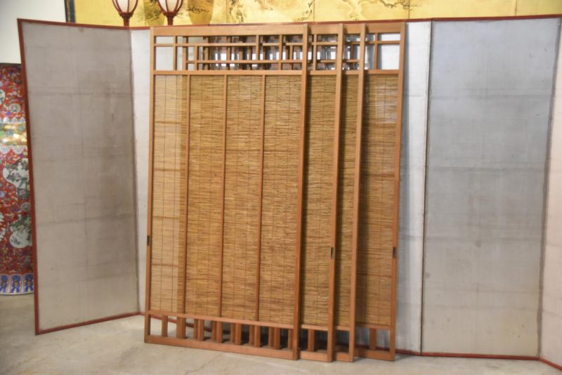 A set of 4 Japanese Summer Doors Width:3525mm - Image 5