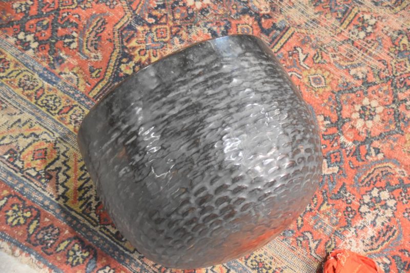 Japanese Buddhist Rin Bell, Stricker and Stand Height:620mm - Image 7