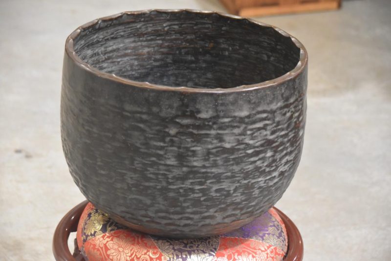 Japanese Buddhist Rin Bell, Stricker and Stand Height:620mm - Image 2
