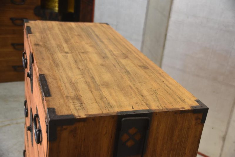 Japanese Clothing Chest 2 Sections Width:915mm - Image 7