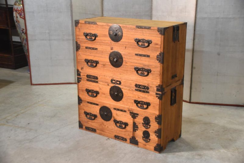 Japanese Clothing Chest 2 Sections Width:915mm - Image 4
