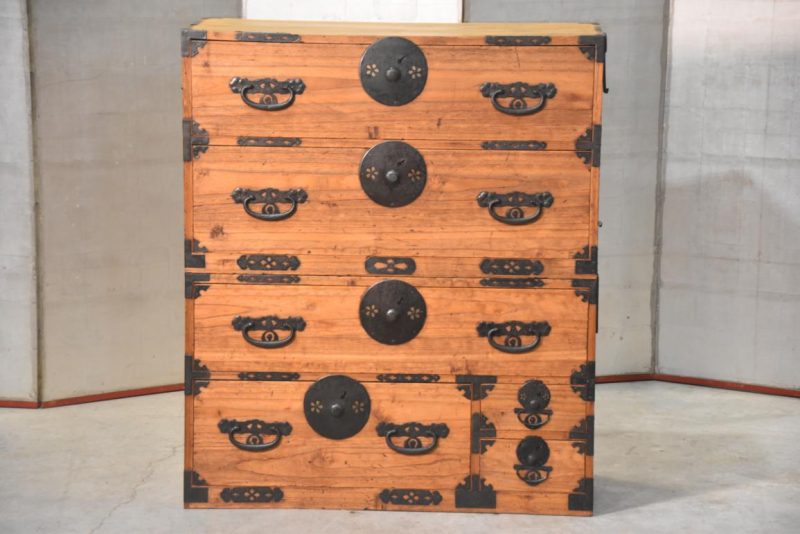 Japanese Clothing Chest 2 Sections Width:915mm - Image 3