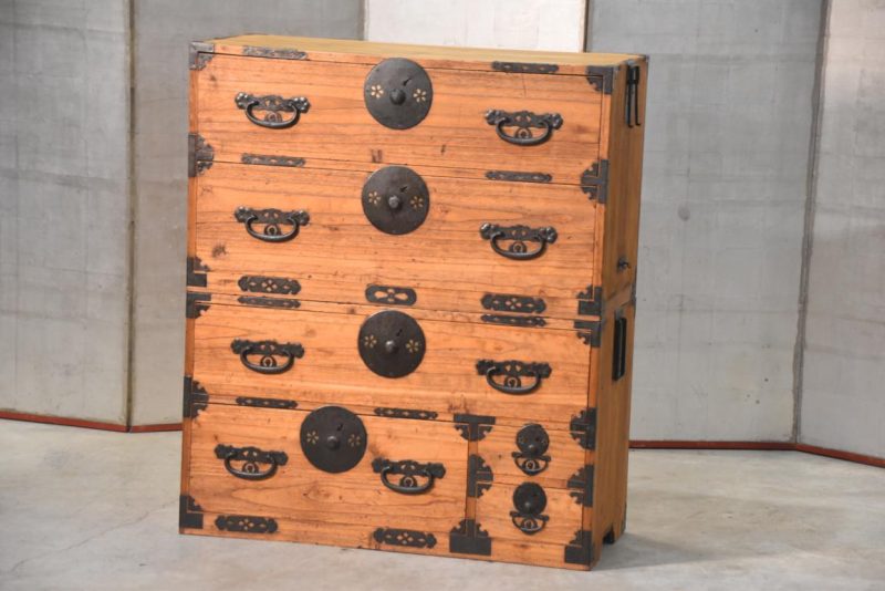 Japanese Clothing Chest 2 Sections Width:915mm