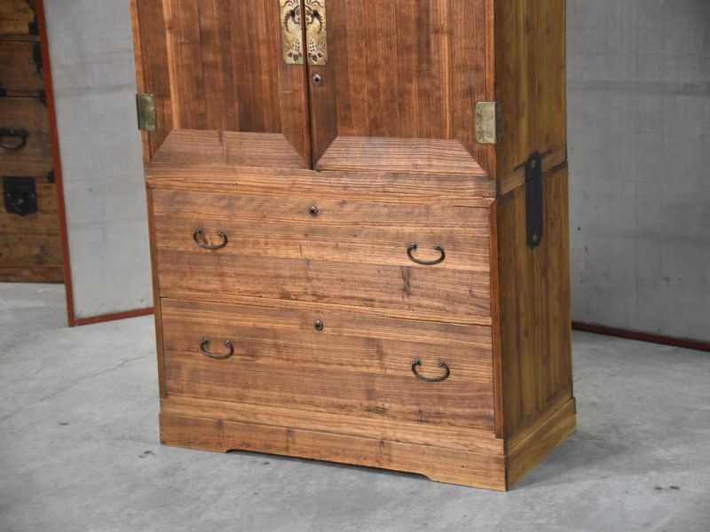 Japanese Vintage Kimono Chest 3 sections Width:910mm - Image 9