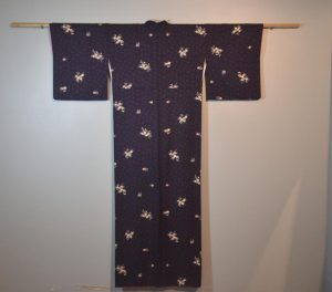 Purple Japanese Silk Kimono