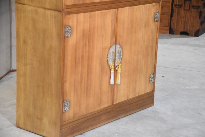 Japanese Vintage Kimono Chest 2 sections Width:1180mm - Image 18